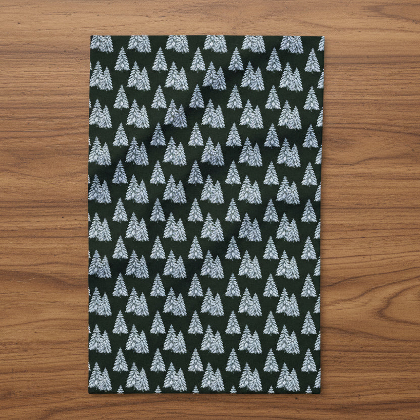 Winter Pines Arctic Fleece Blanket