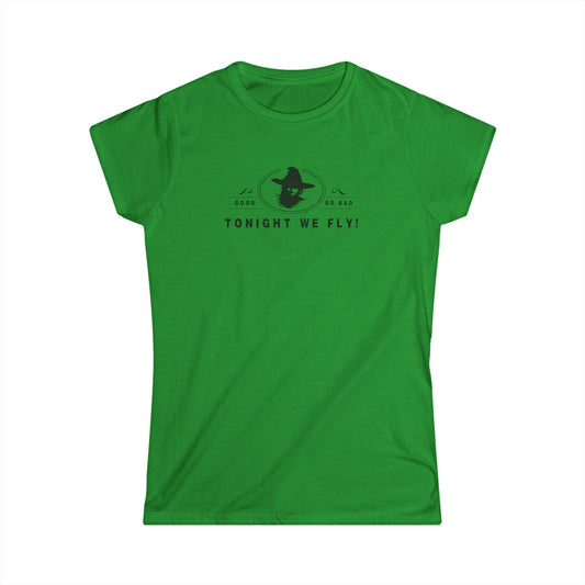 Tonight We Fly Halloween Witch Tee