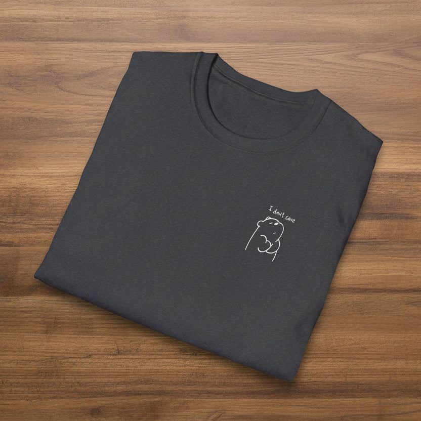 I Don’t Care Stubborn Bear T-Shirt