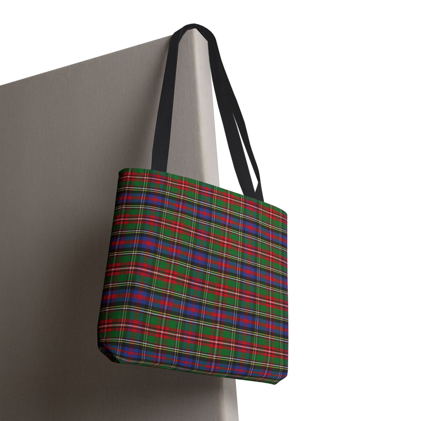 Christmas Plaid Tote Bag