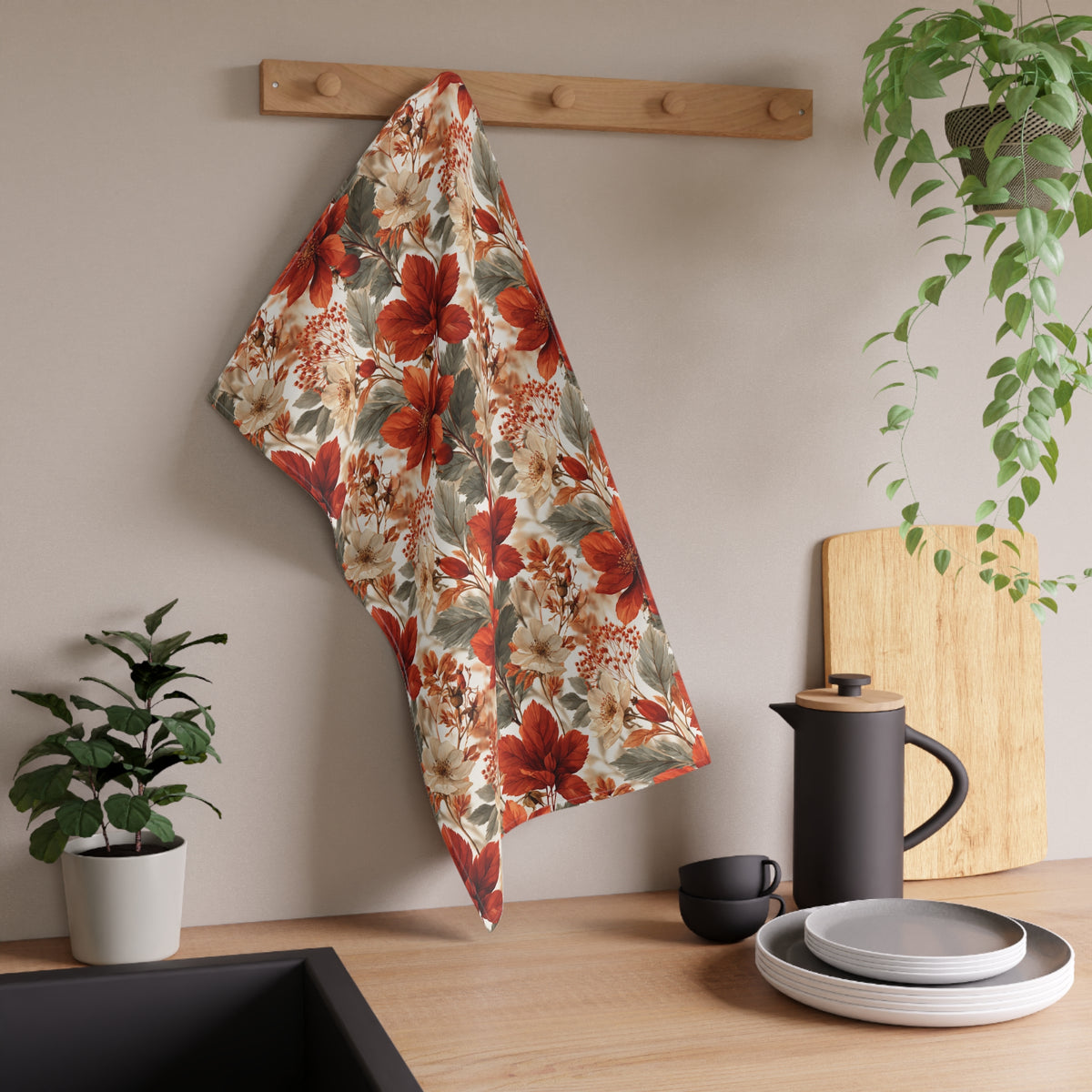Autumn Foliage Tea Towel