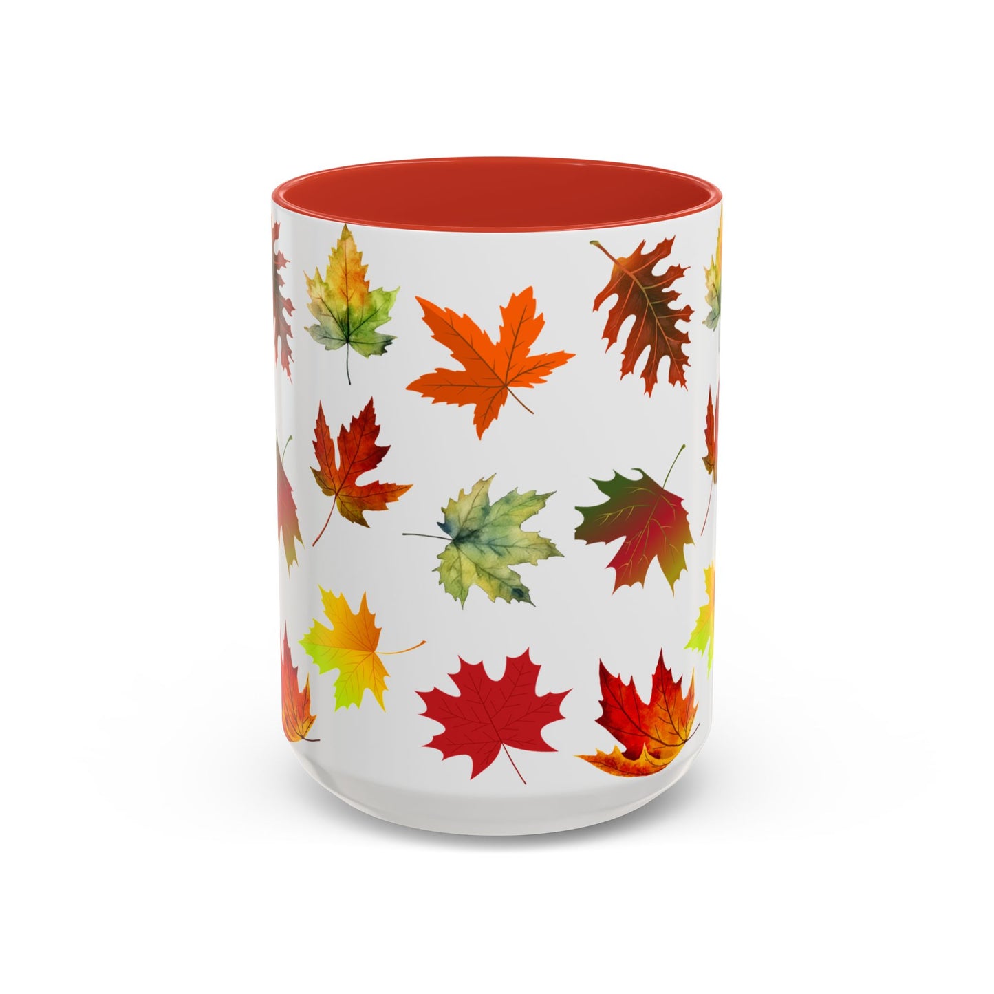 Falling Autumn Leaves Accent Mug | 11oz or 15oz