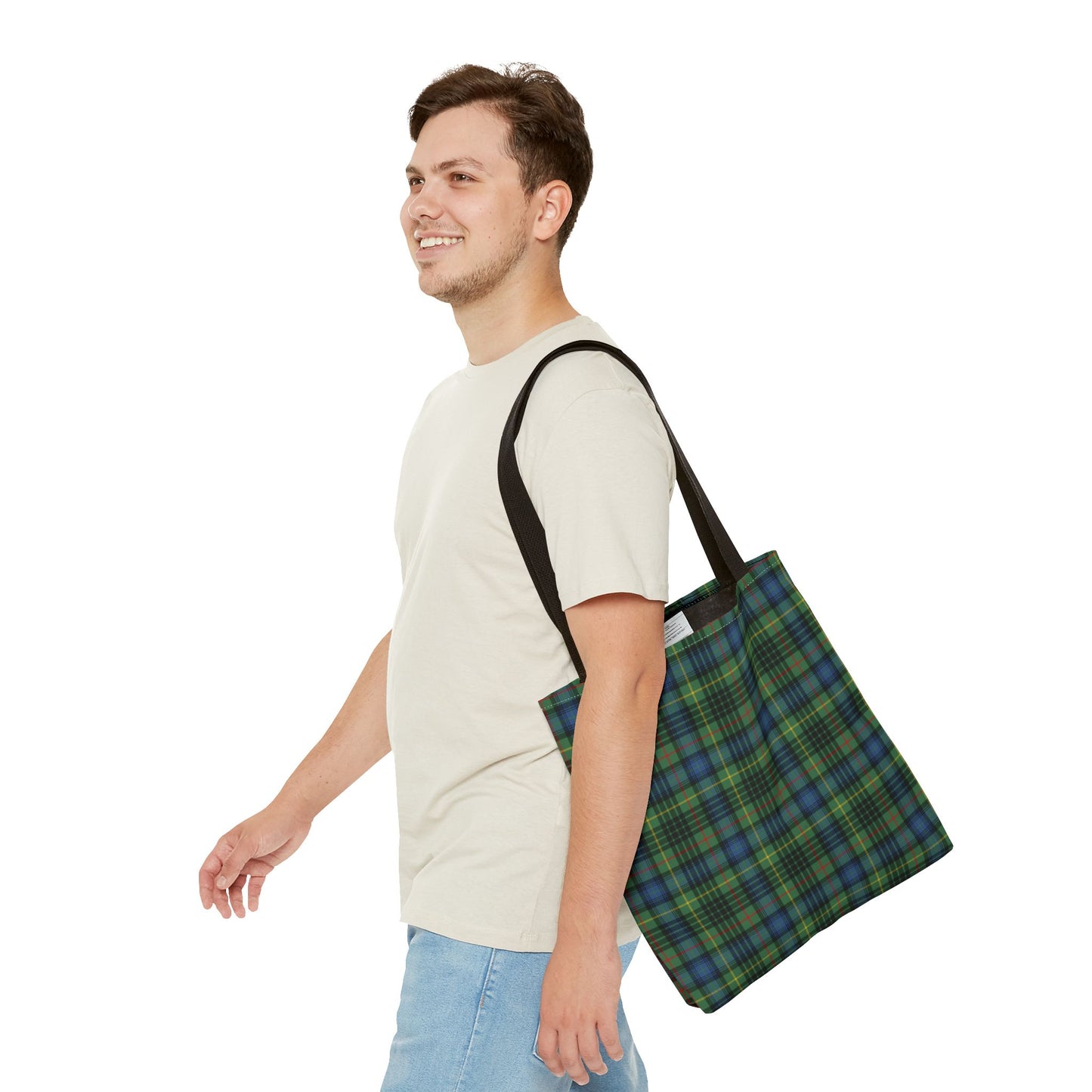 Aberdeen Meadow Plaid Tote Bag
