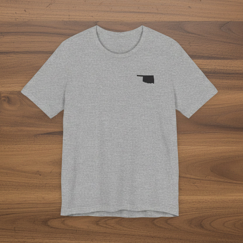 Oklahoma 'The Sooner State' Front & Back Graphic Tee