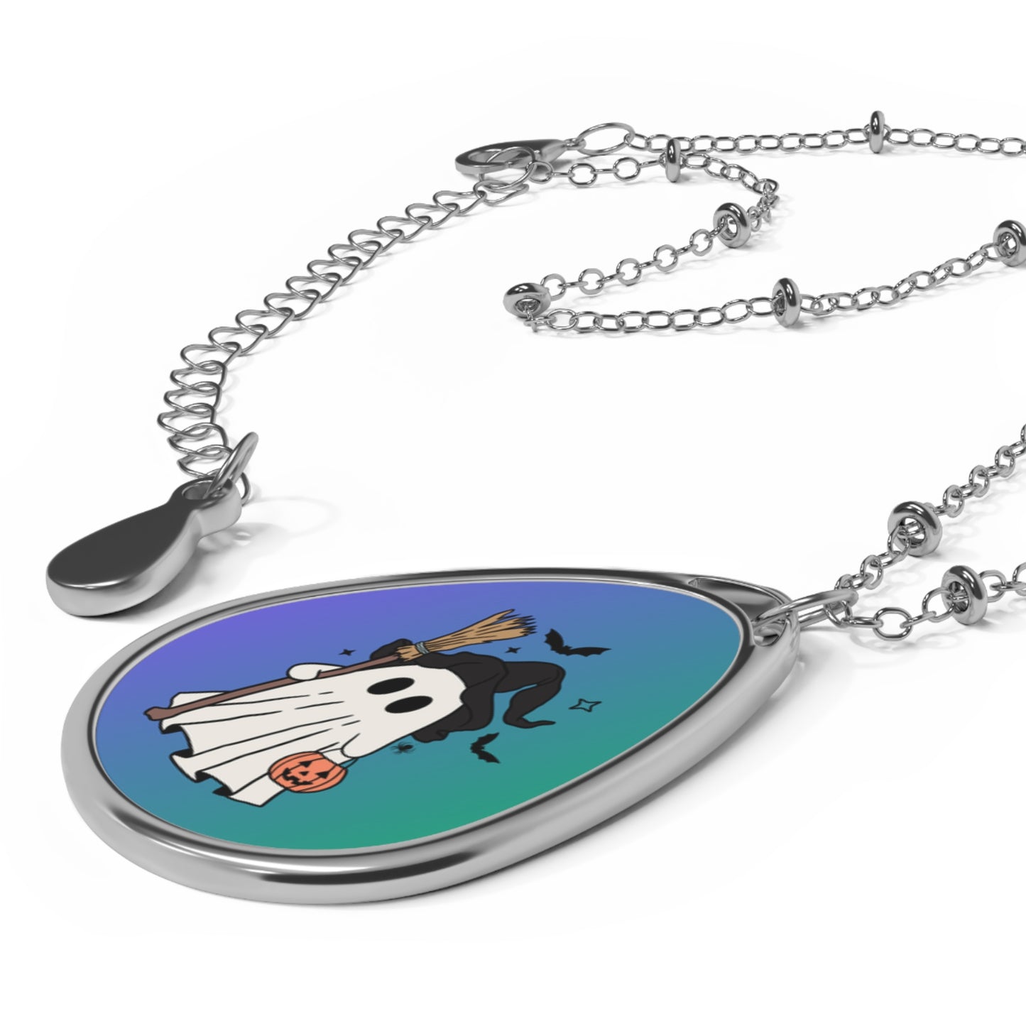 Kids Halloween Ghost Necklace