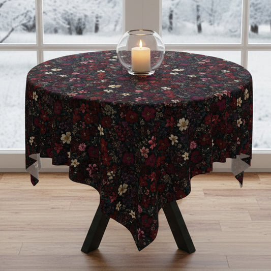 Vintage Floral Tablecloth