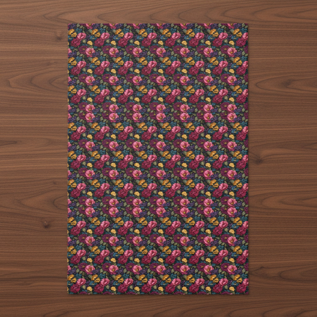Vintage Floral Indoor Area Rug