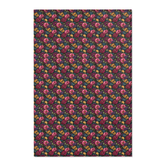 Vintage Floral Area Rug