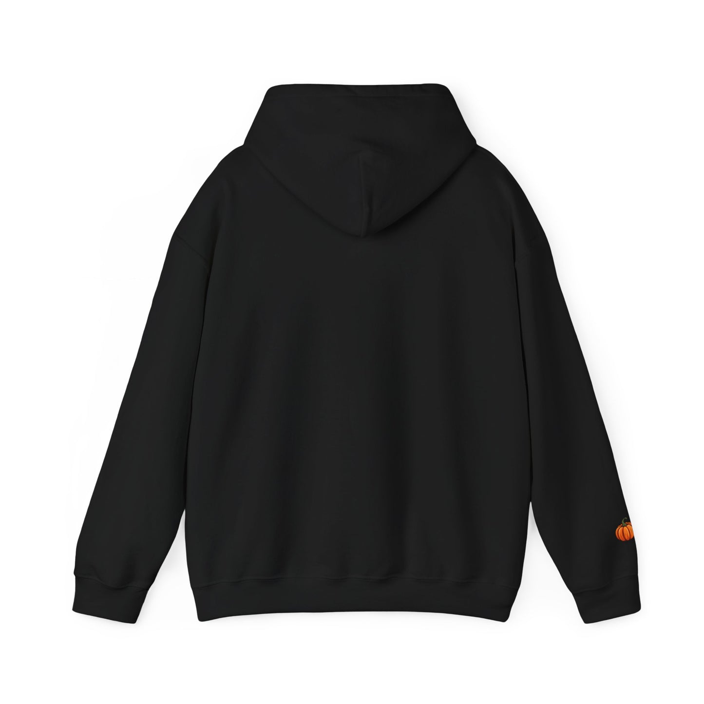 Hello Pumpkin Adult Hoodie with Accent Sleeve