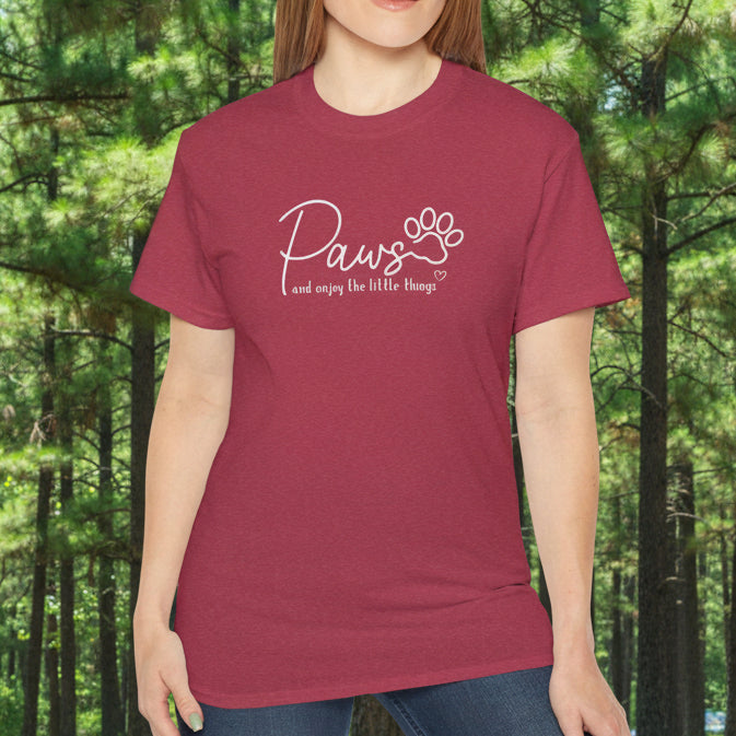 Paws And Enjoy The Little Things T‑Shirt