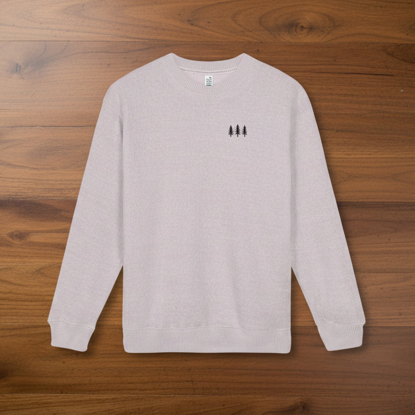 Pine Embroidered Crewneck Sweatshirt