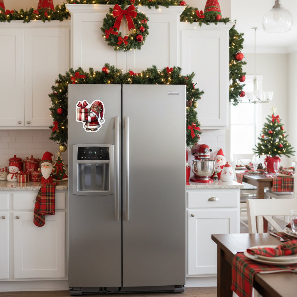 Christmas Gnome Fridge Magnet