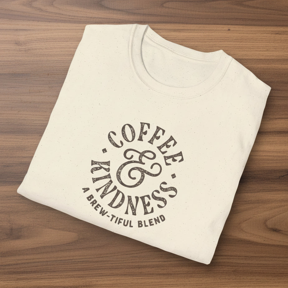 Coffee & Kindness a Brew-tiful Blend T-shirt