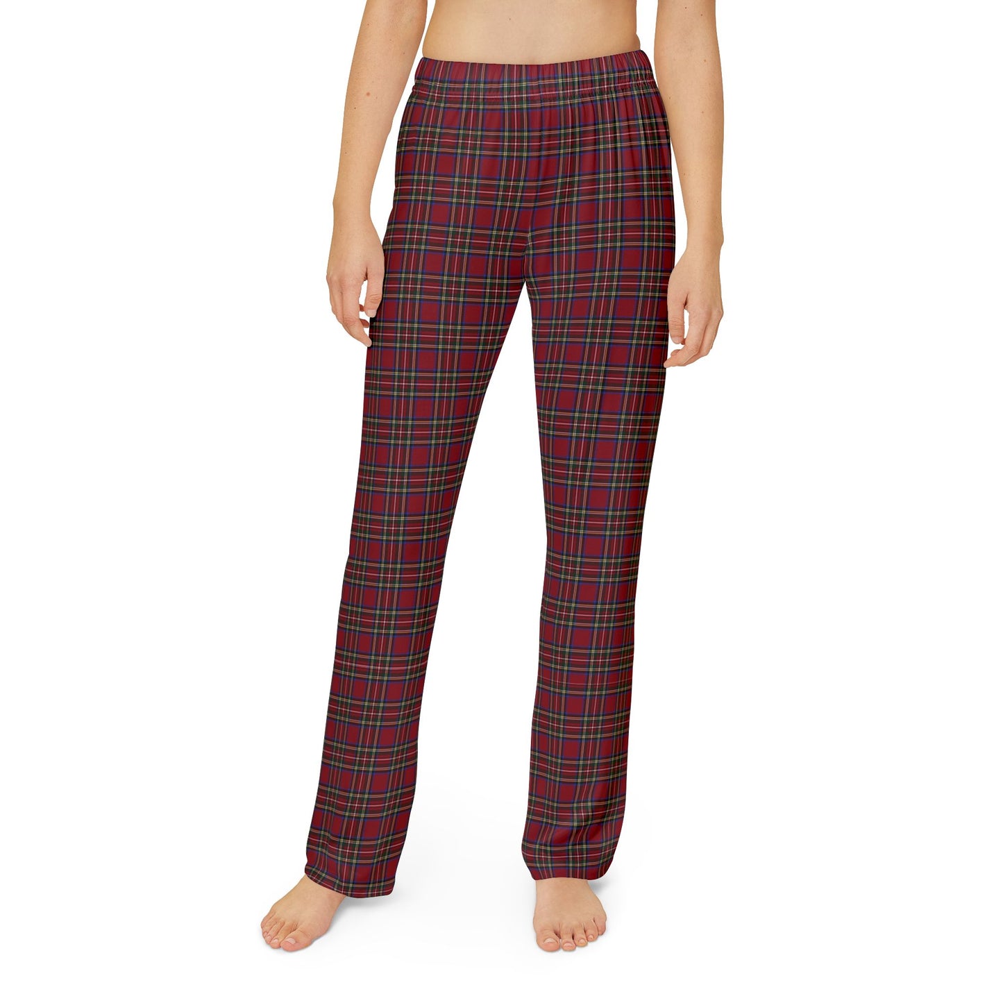 Kids Christmas Eve Plaid Pajama Pants
