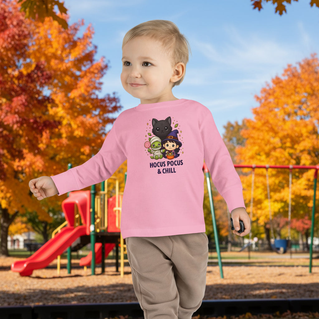 Hocus Pocus & Chill Toddler Long Sleeve T-shirt