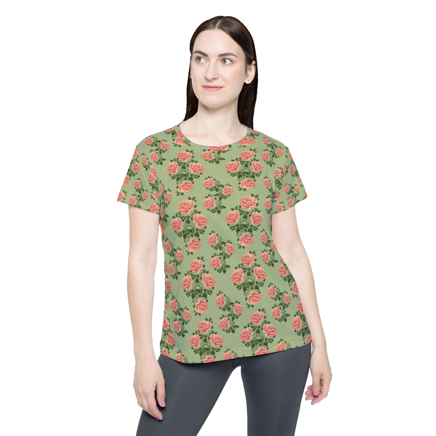 Floral Pink Rose Women's Tshirt