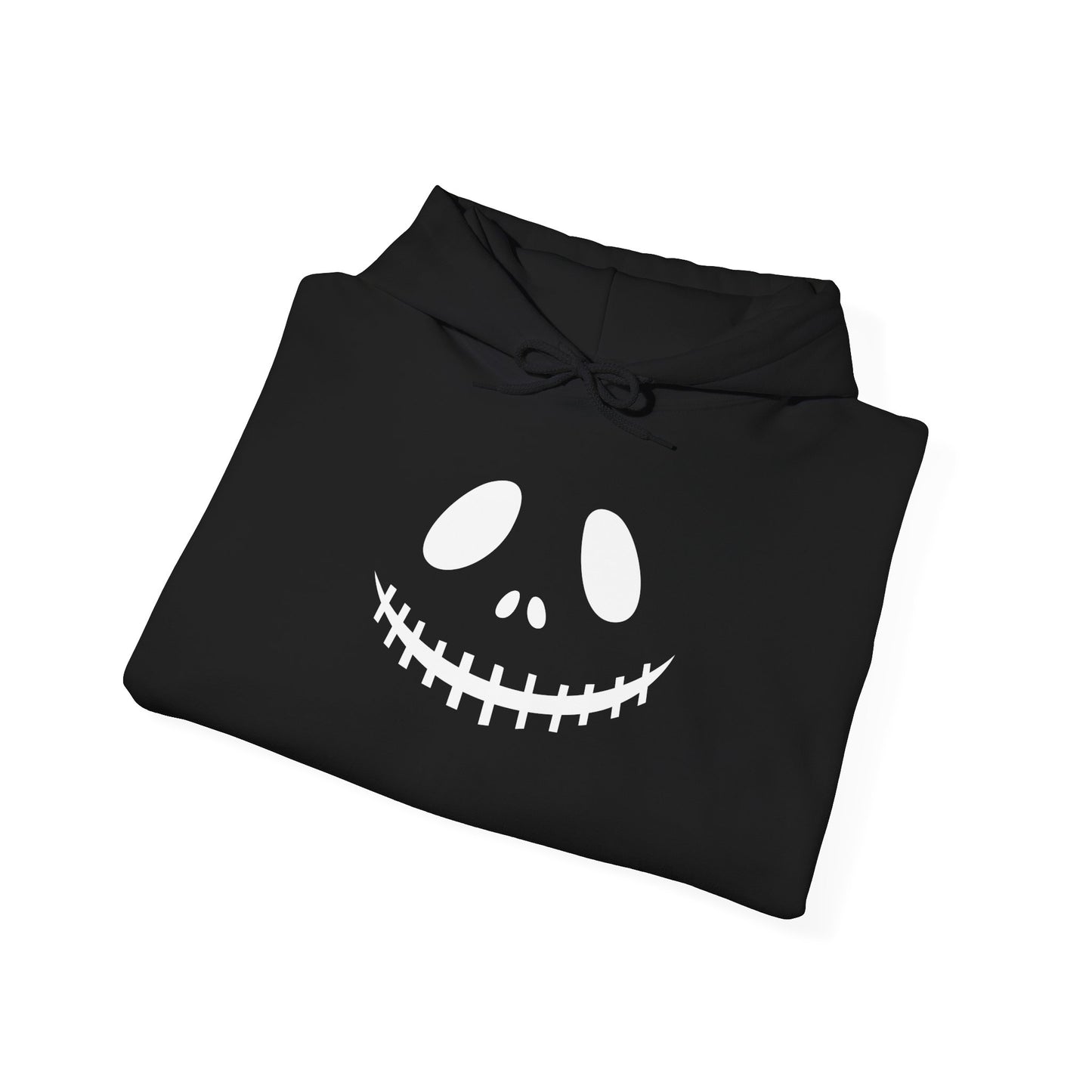 Spooky Pumpkin Smile Adult Hoodie