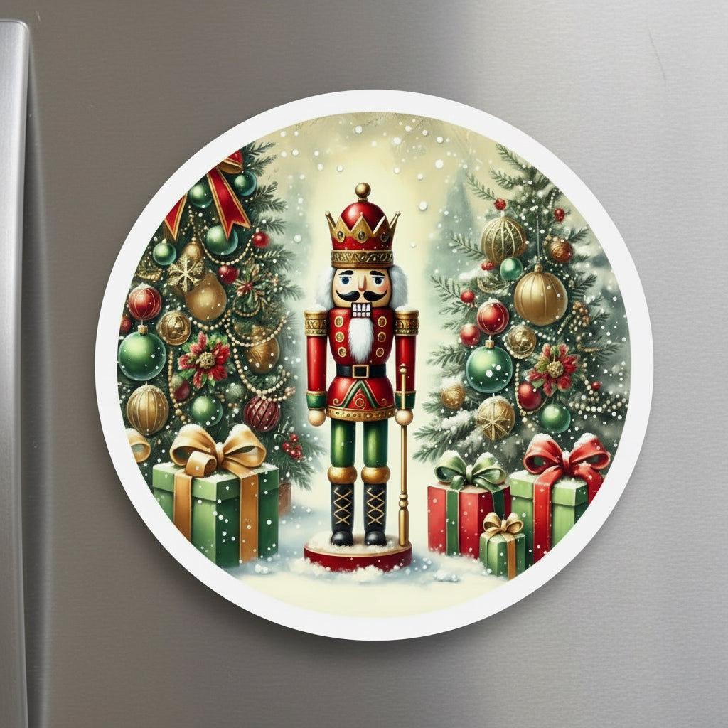 Nutcracker Christmas Magnet