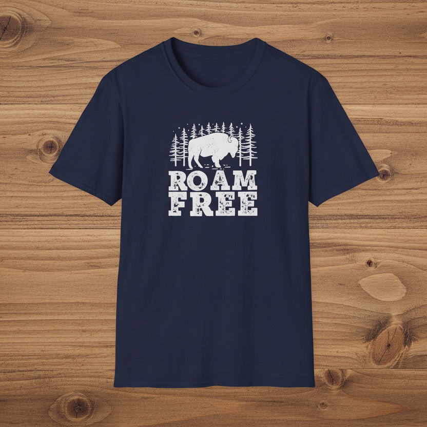 Roam Free Bison T-Shirt