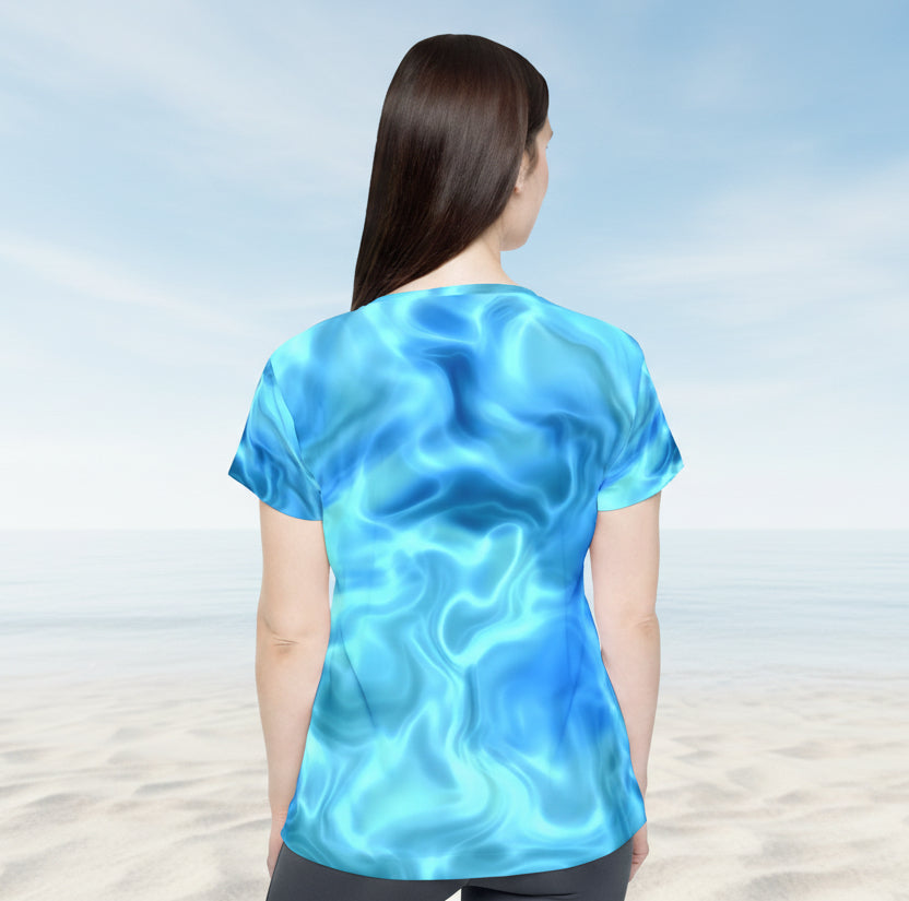 Women’s Swirling Water Sports Jersey