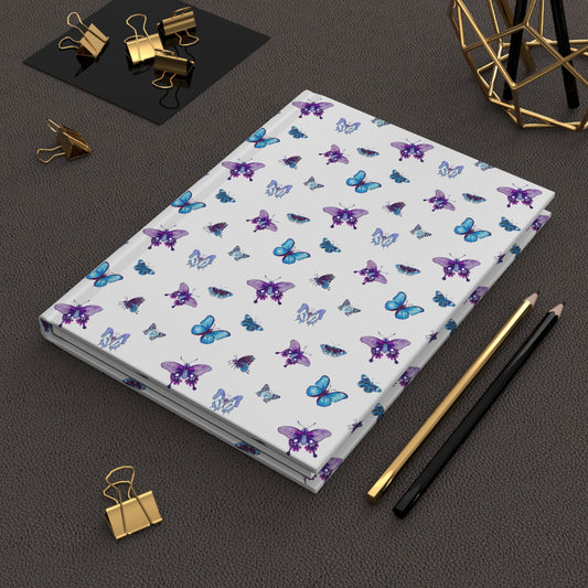 Butterfly Pattern Hardcover Journal