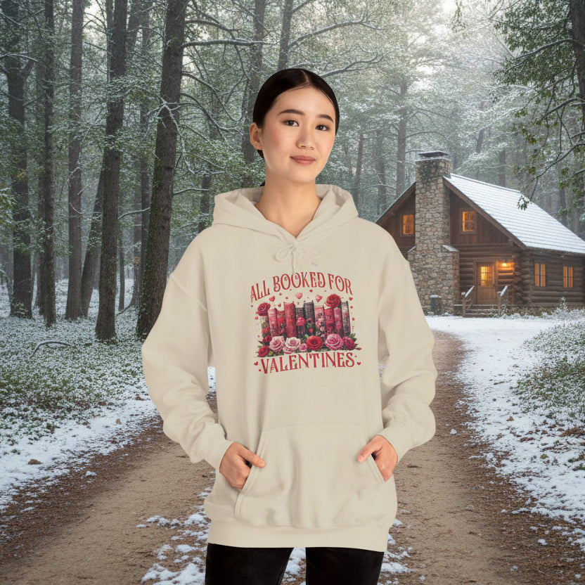 All Booked for Valentines Hoodie