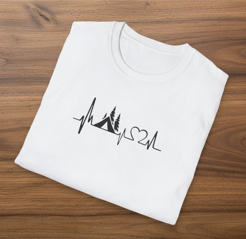 Camping Heartbeat T-Shirt
