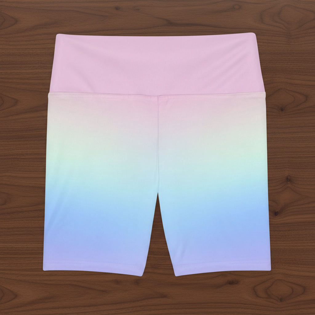Cotton Candy Ombre’ Workout Shorts
