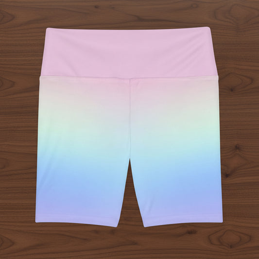 Cotton Candy Ombre’ Workout Shorts