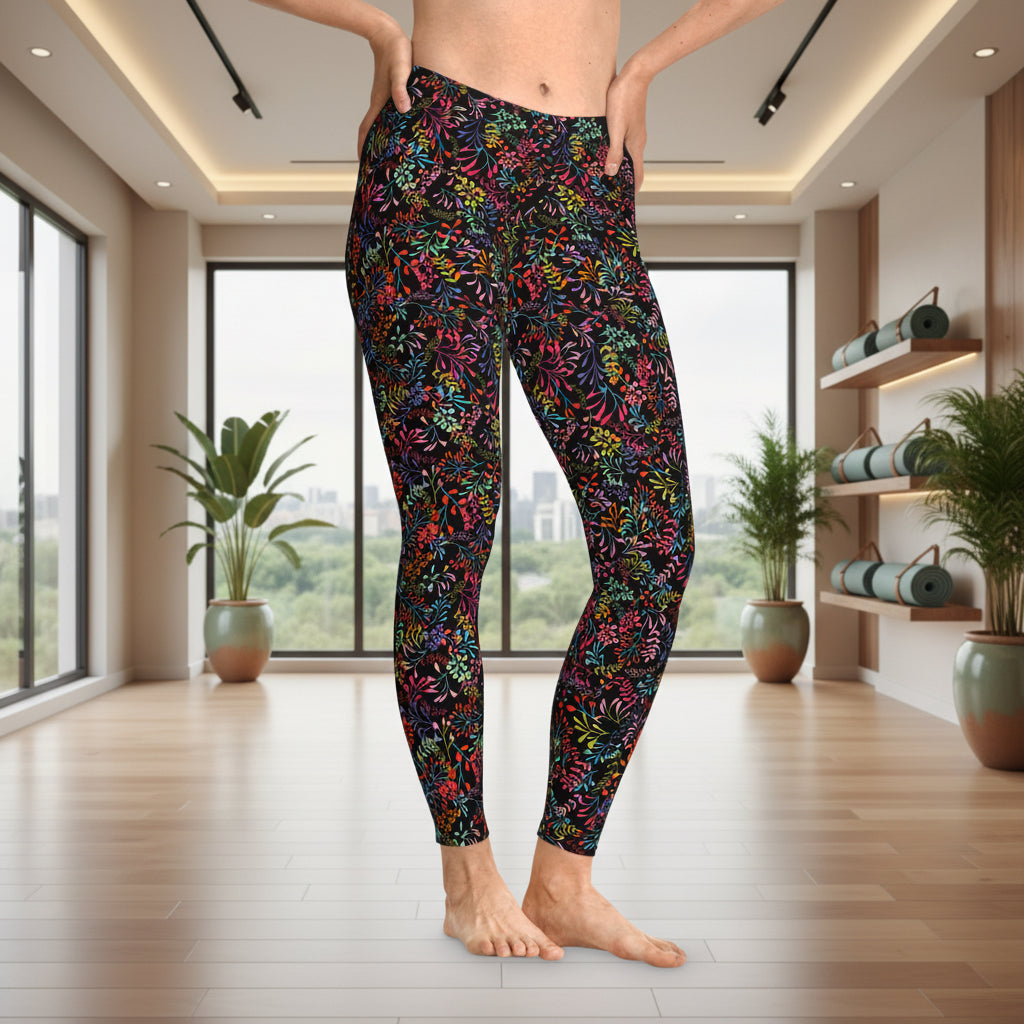 Floral Foliage Leggings