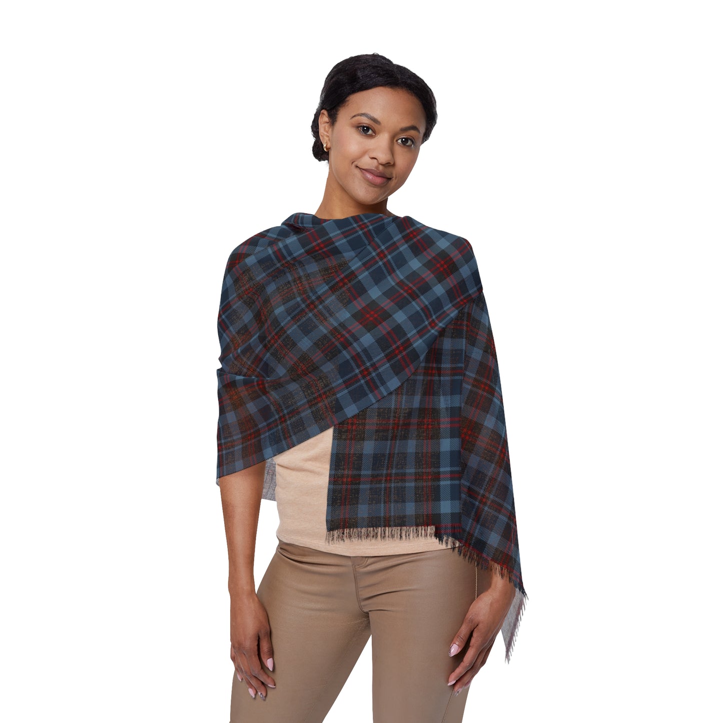 Plaid Lightweight Scarf for Year-Round Style