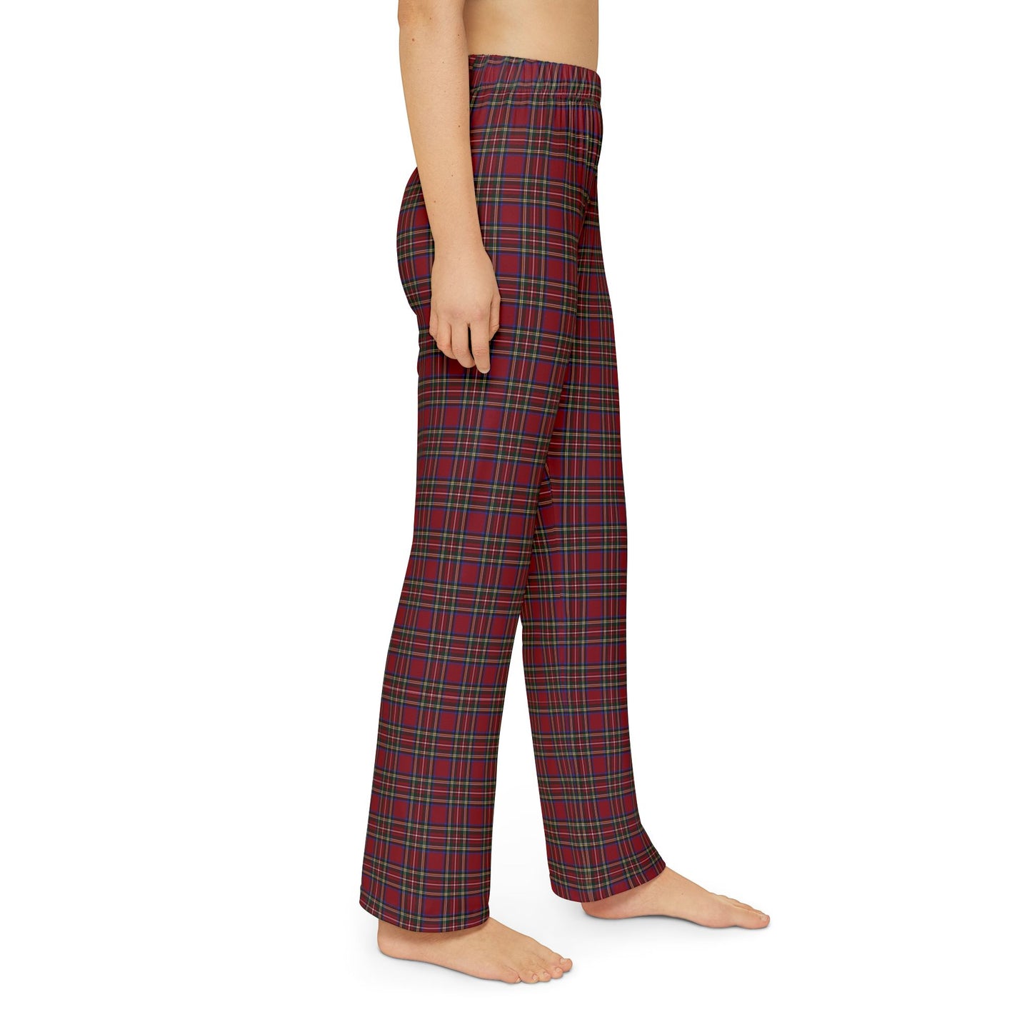 Kids Christmas Eve Plaid Pajama Pants