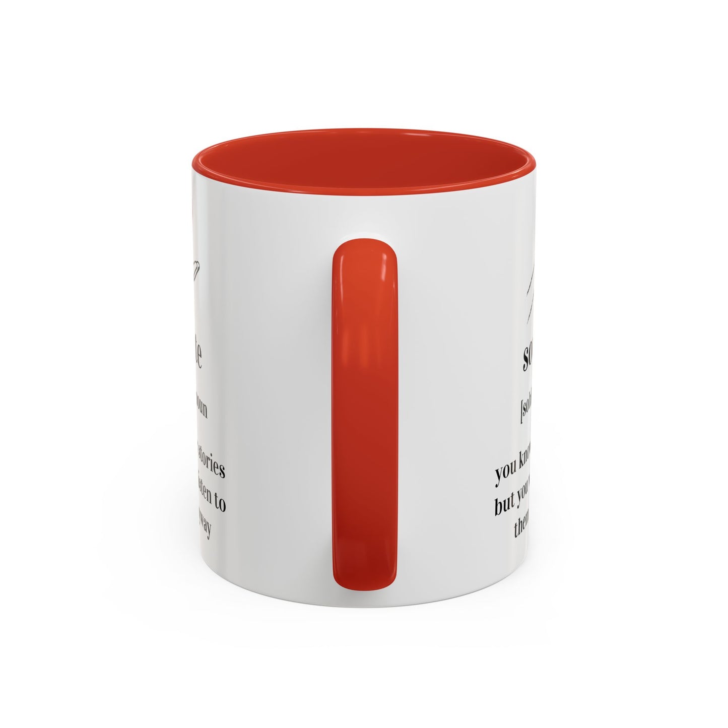 Soulmate Definition Accent Coffee Mug