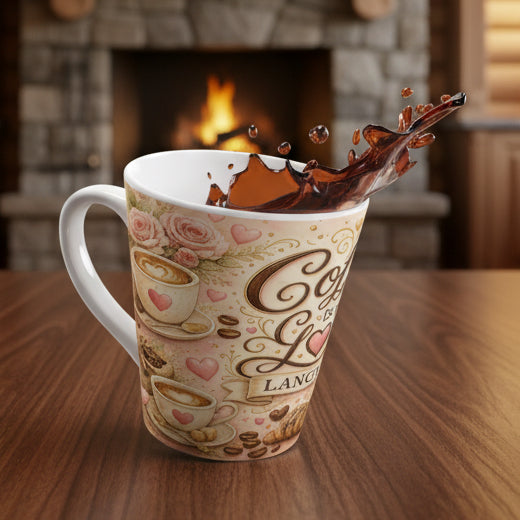 Coffee Is My Love Language Latte Mug
