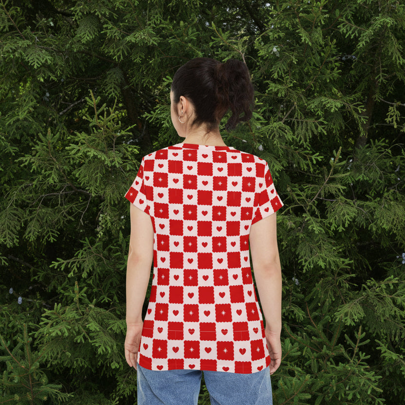 Women’s Hearts & Stars Short Sleeve T-Shirt