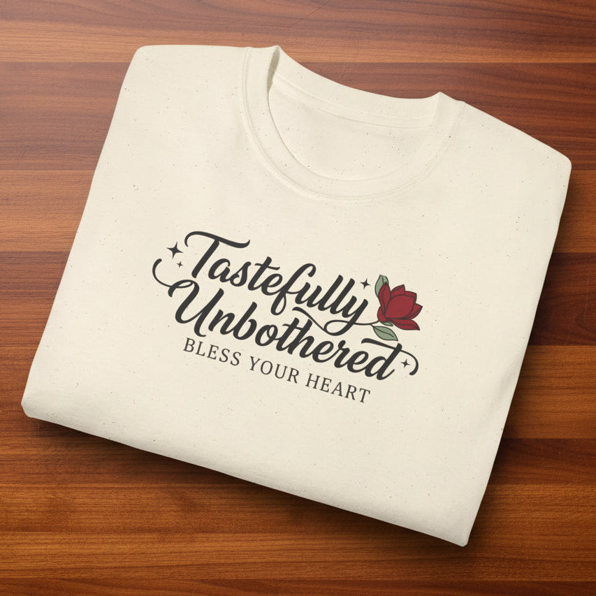 Tastefully Unbothered Bless Your Heart T-Shirt