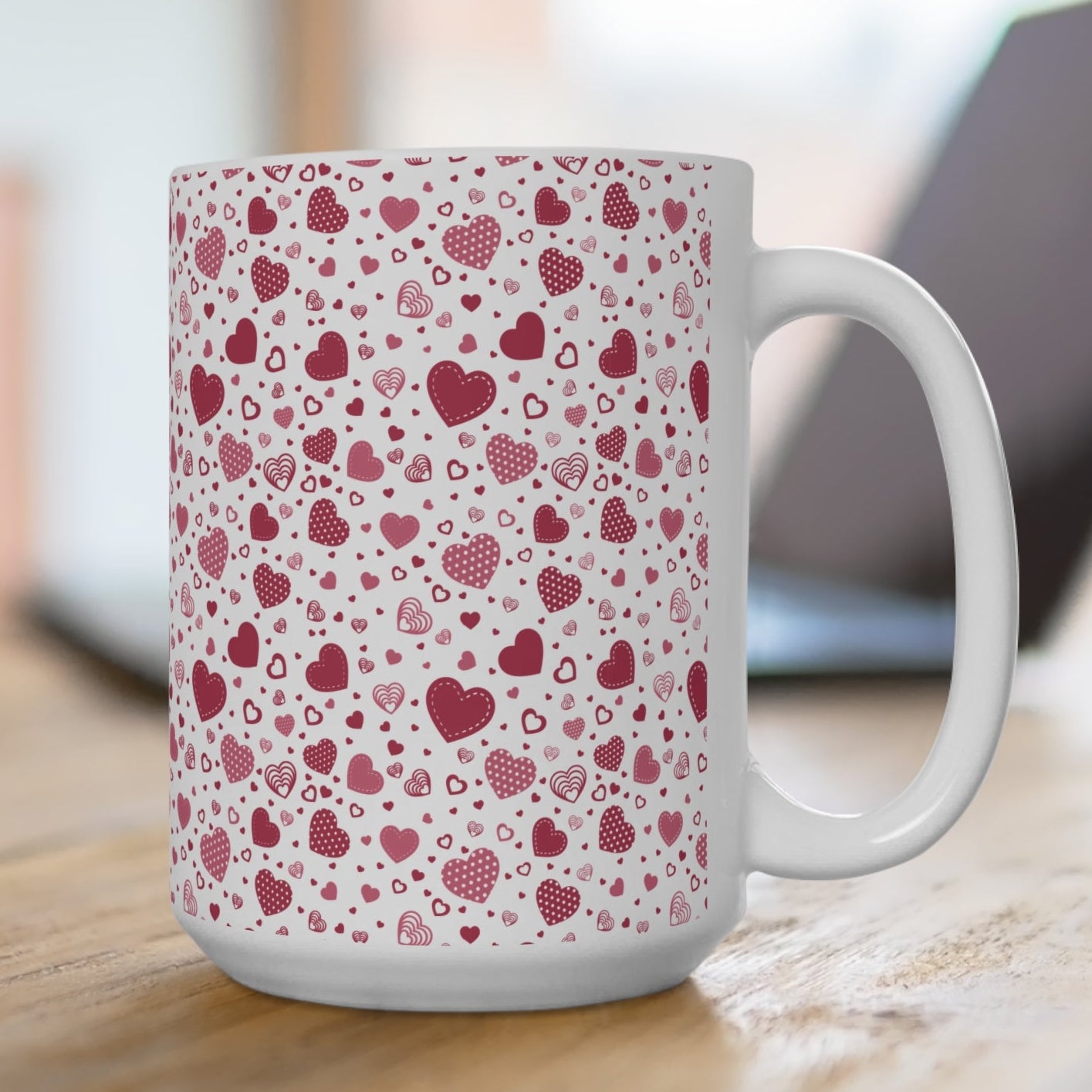 Valentine Hearts 15oz Mug