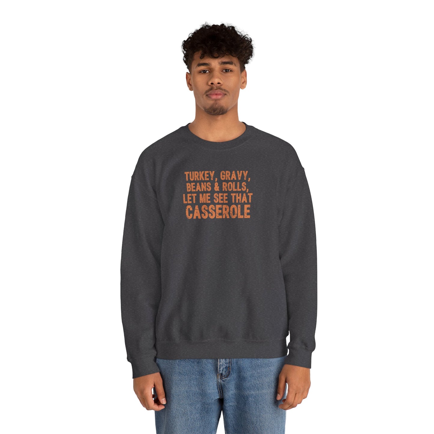 Turkey, Gravy, Beans & Rolls Crewneck Sweatshirt