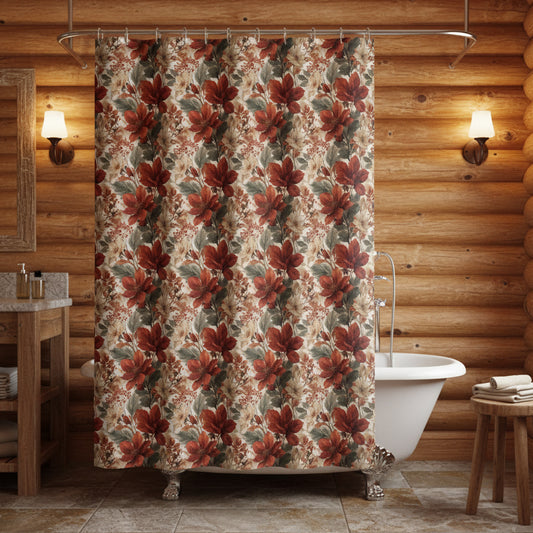 Autumn Foliage Shower Curtain