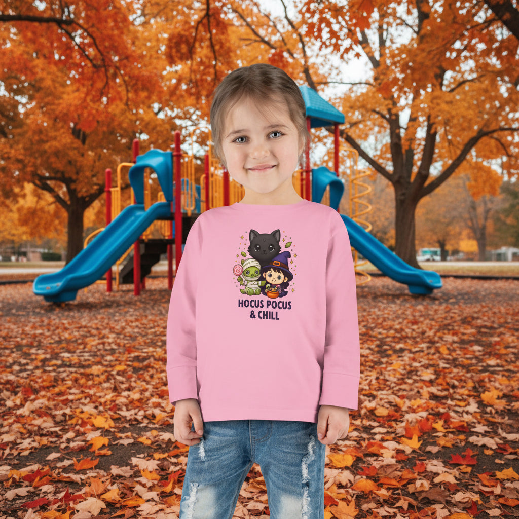 Hocus Pocus & Chill Toddler Long Sleeve T-shirt