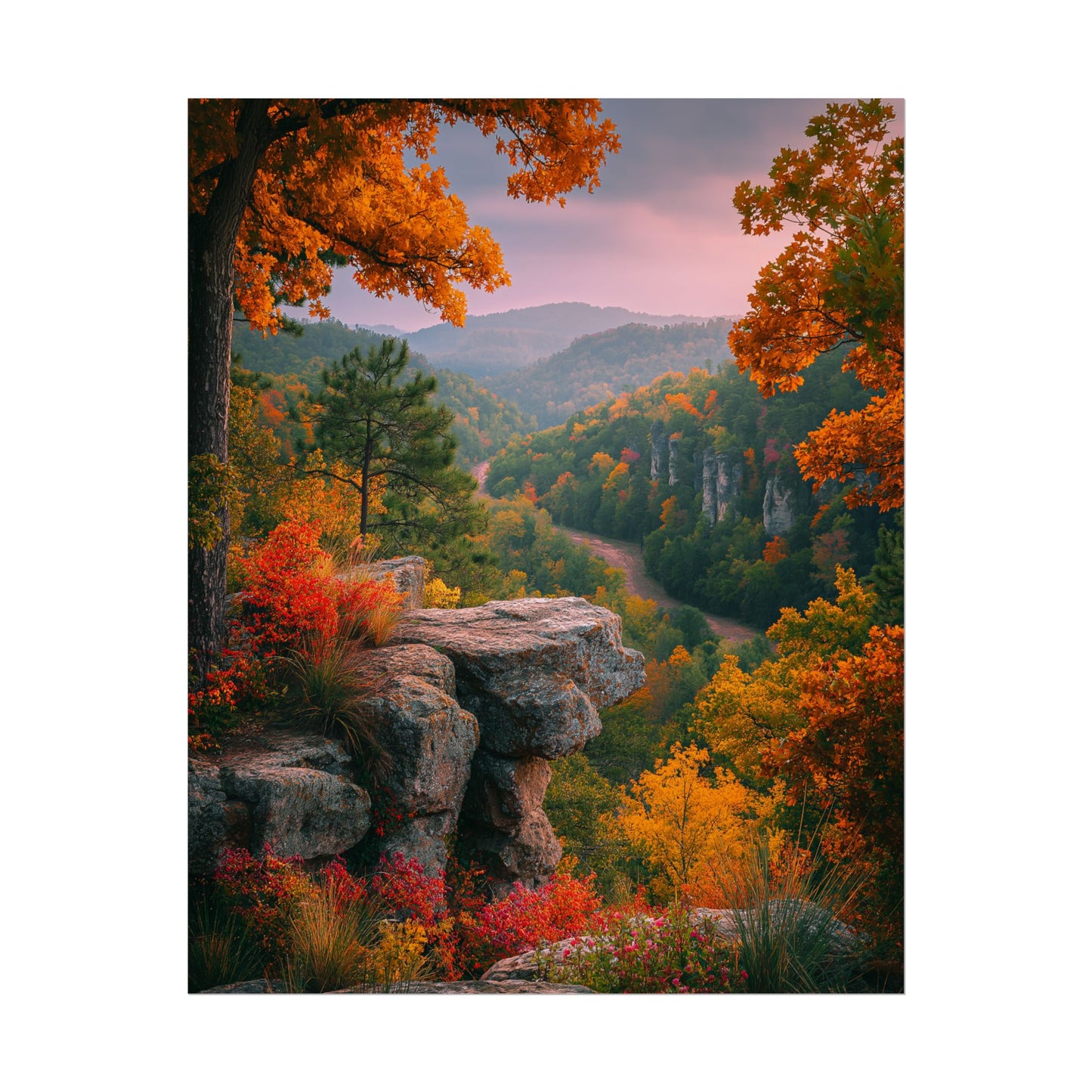Lookout Rock – The Way to Wildwood Valley | Wildwood Art Print