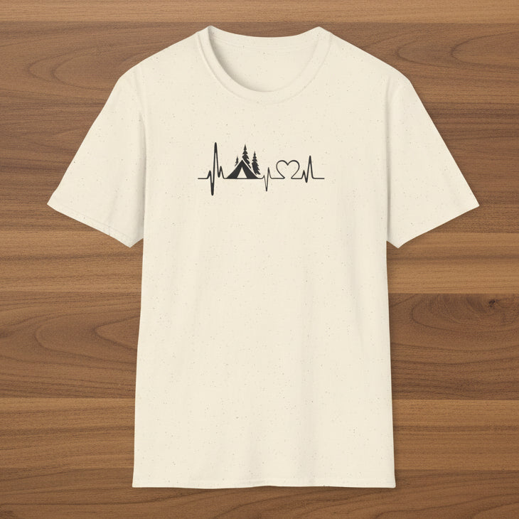 Camping Heartbeat T-Shirt