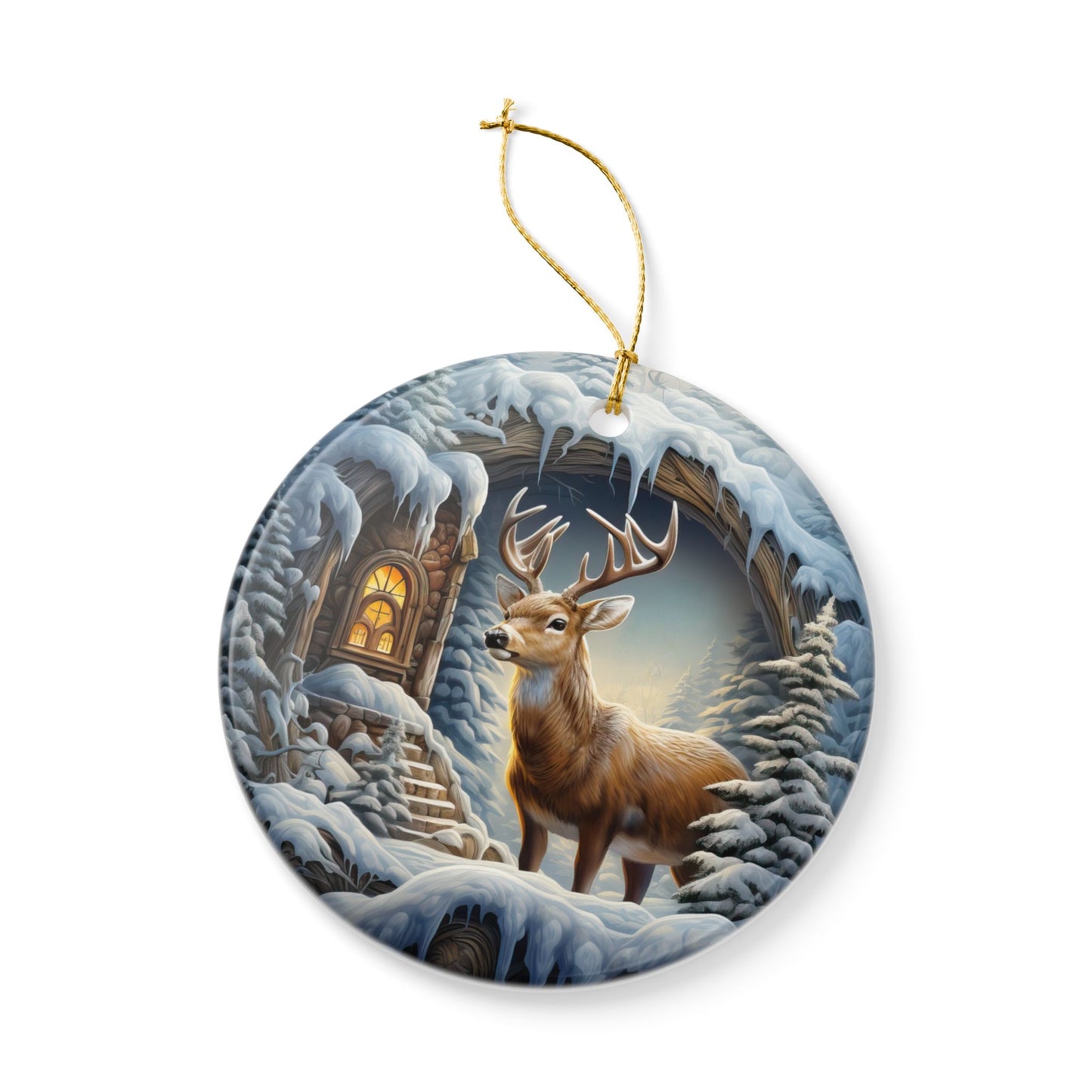 Winter Haven Ceramic Christmas Ornament