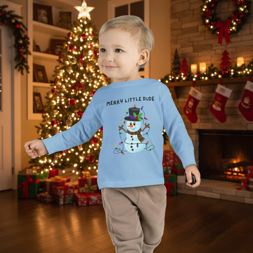 Merry Little Dude Long Sleeve Tee