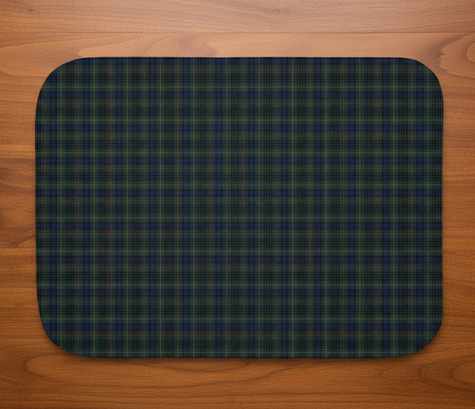 Hunting Stewart Plaid Sherpa Blanket – Grey Reverse