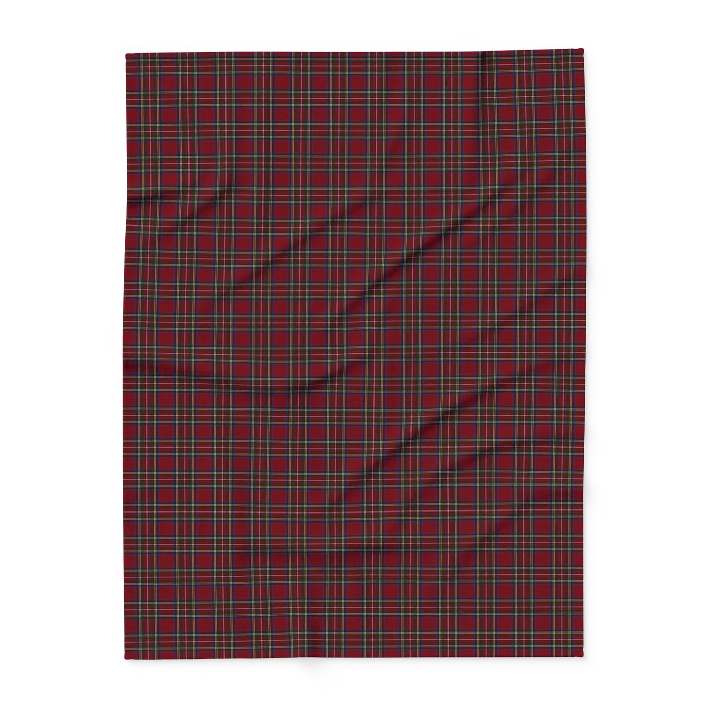 Christmas Eve Plaid Arctic Fleece Blanket