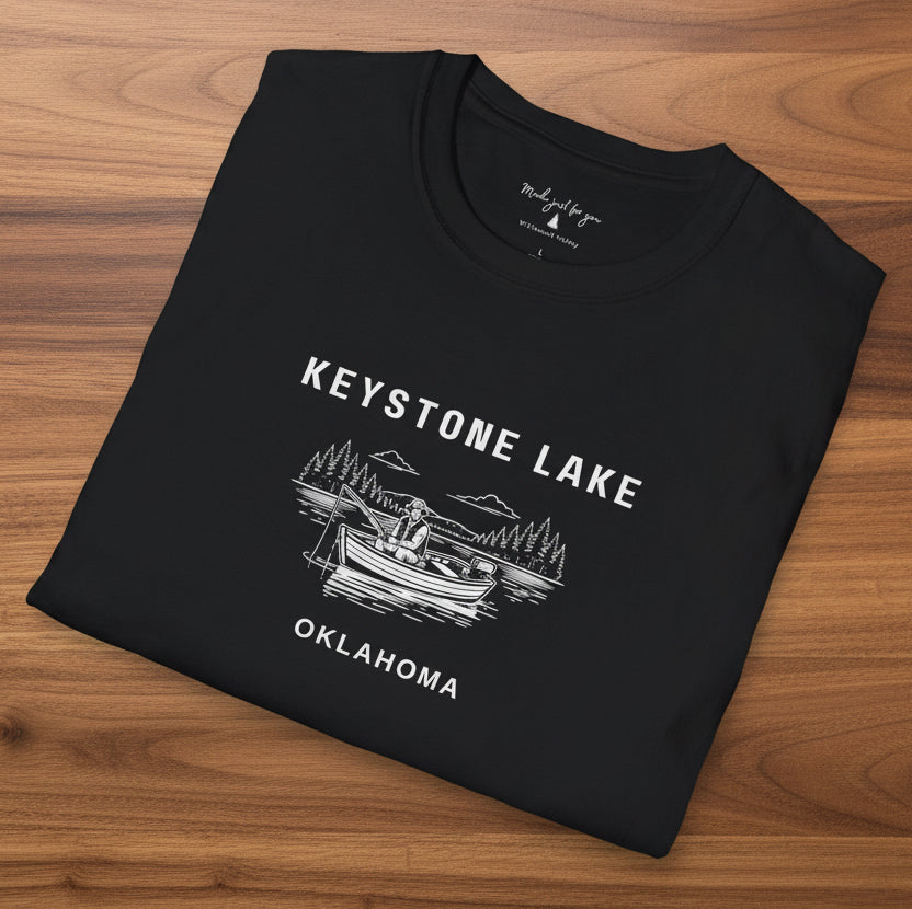 Keystone Lake Oklahoma Soft Style T-Shirt