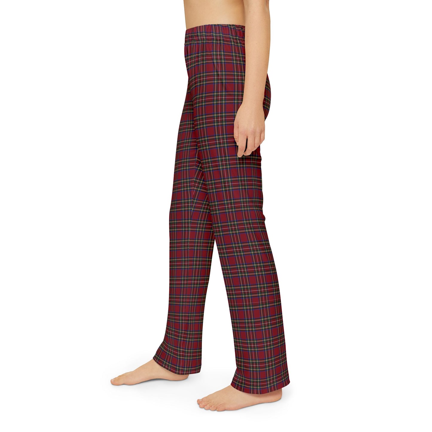 Kids Christmas Eve Plaid Pajama Pants