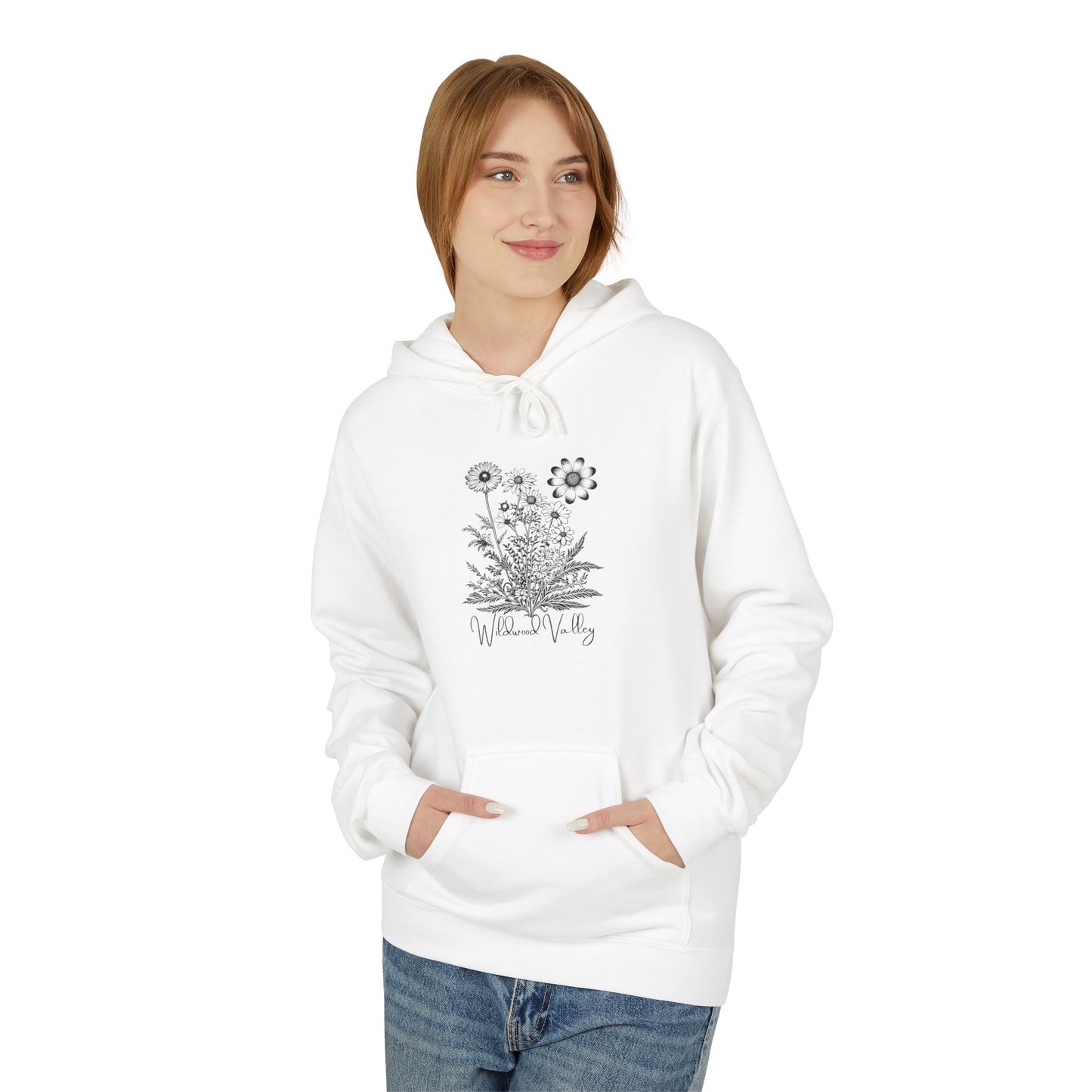 Wildwood Valley Floral Sketch Hoodie