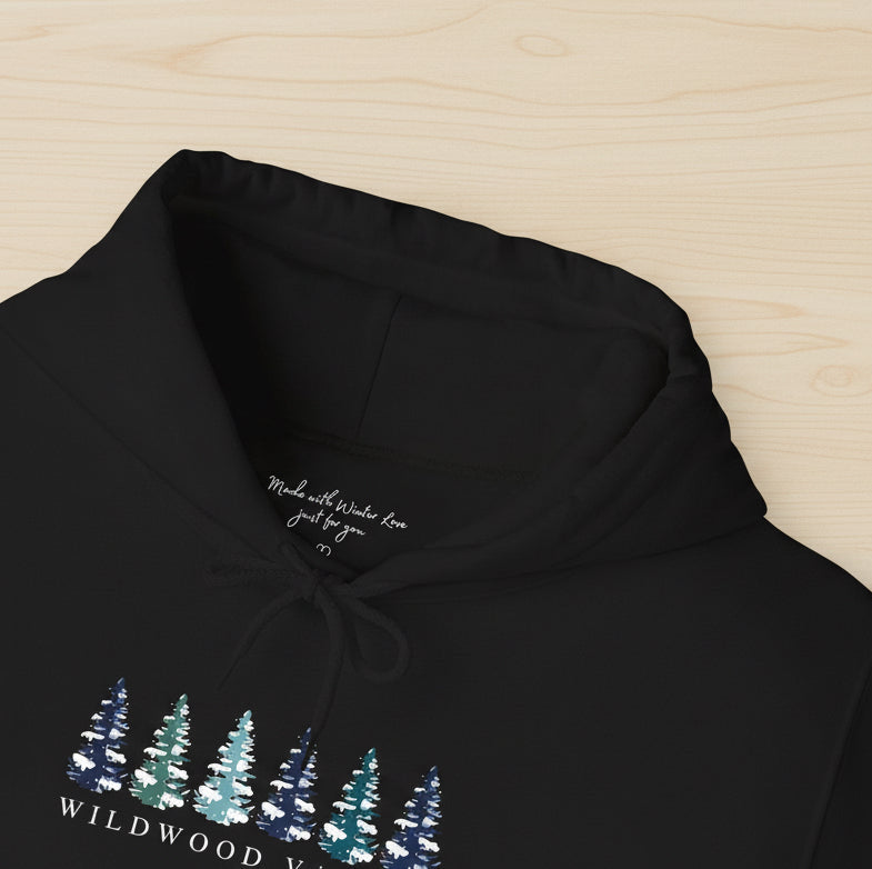 Wildwood Valley Winter Woodland Hoodie